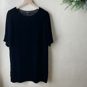 Babaton Black Velvet Dress
